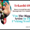 Tekashi 69 instagram live record breaking video